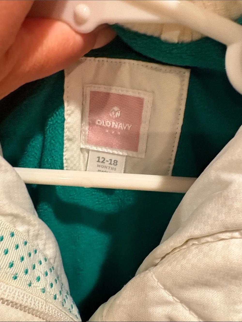 Old Navy Cream Kids Puffer Jacket